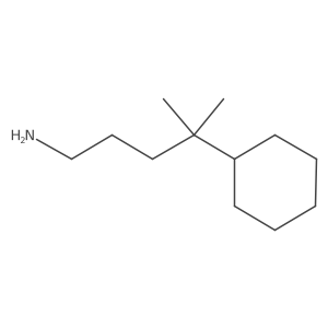 4-Cyclohexyl-4-methylpentan-1-amine Structure