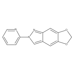 2-(Pyridin-2-YL)-2H-[1,3]dioxolo[4,5-F]indazole Structure