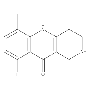 9-Fluoro-6-methyl-1,2,3,4-tetrahydrobenzo[b][1,6]naphthyridin-10(5H)-one Structure