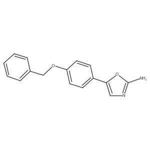 5-[4-(Benzyloxy)phenyl]-1,3-oxazol-2-amine Structure