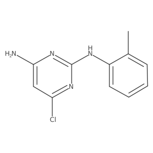 6-Chloro-N2-(2-methylphenyl)-2,4-pyrimidinediamine结构式