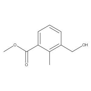 Methyl 3-(hydroxymethyl)-2-methylbenzoate结构式