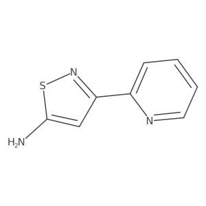 3-Pyridin-2-yl-1,2-thiazol-5-amine Structure