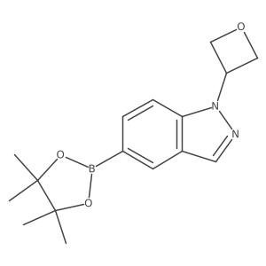 1-(oxetan-3-yl)-5-(4,4,5,5-tetramethyl-1,3,2-dioxaborolan-2-yl)-1H-indazole Structure
