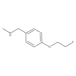 1-[4-(2-Fluoroethoxy)phenyl]-N-methylmethanamine结构式