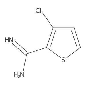 3-Chlorothiophene-2-carboximidamide Structure
