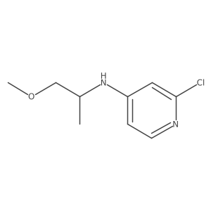 2-chloro-N-(1-methoxypropan-2-yl)pyridin-4-amine Structure