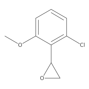 2-(2-Chloro-6-methoxyphenyl)oxirane Structure
