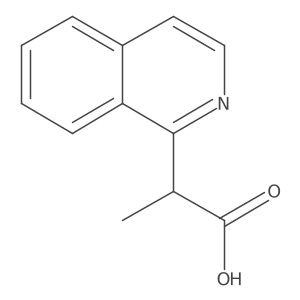2-(Isoquinolin-1-yl)propanoic acid结构式