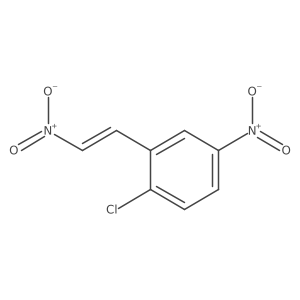 2-Chloro-5-nitro-B-nitrostyrene Structure