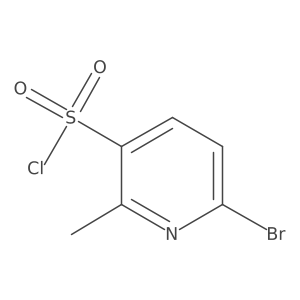 6-Bromo-2-methylpyridine-3-sulfonyl chloride Structure