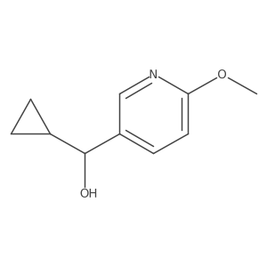 Cyclopropyl(6-methoxypyridin-3-yl)methanol Structure