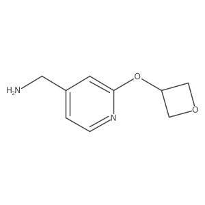 (2-(Oxetan-3-yloxy)pyridin-4-yl)methanamine Structure