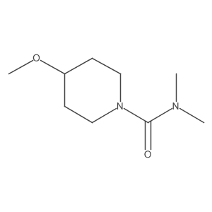 4-Methoxy-N,N-dimethylpiperidine-1-carboxamide Structure
