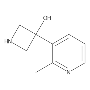 3-(2-Methyl-3-pyridinyl)-3-azetidinol结构式