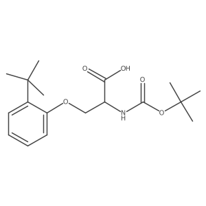 N-Boc-O-(2-tert-butylphenyl)-L-serine Structure