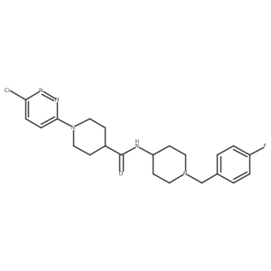 C22H27ClFN5O结构式