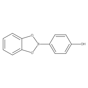 4-(Benzo[d][1,3,2]dioxaborol-2-yl)phenol结构式