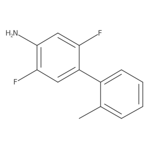 2,5-Difluoro-2'-methyl-[1,1'-biphenyl]-4-amine Structure
