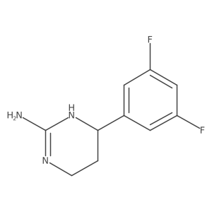 6-(3,5-Difluorophenyl)-1,4,5,6-tetrahydropyrimidin-2-amine Structure