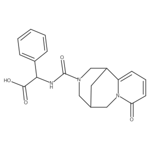 {[(8-oxo-1,5,6,8-tetrahydro-2H-1,5-methanopyrido[1,2-a][1,5]diazocin-3(4H)-yl)carbonyl]amino}(phenyl)acetic acid Structure