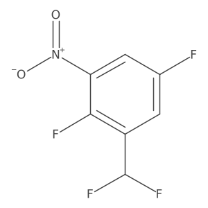 2,5-Difluoro-3-nitrobenzodifluoride结构式