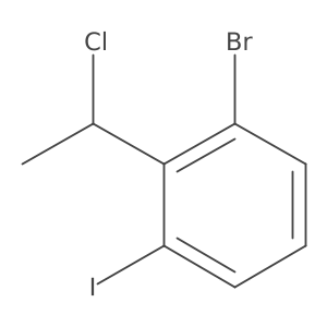 1-Bromo-2-(1-chloroethyl)-3-iodobenzene Structure
