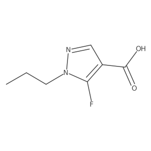 5-Fluoro-1-propyl-1H-pyrazole-4-carboxylic acid Structure