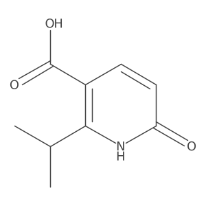 6-Hydroxy-2-isopropylnicotinic acid Structure