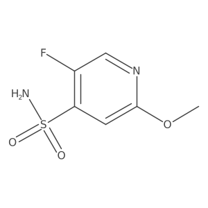 5-Fluoro-2-methoxypyridine-4-sulfonamide结构式