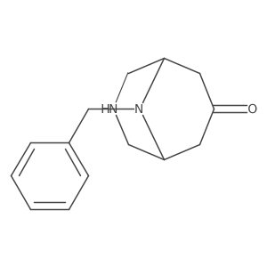 9-Benzyl-3,9-diazabicyclo[3.3.1]nonan-7-one Structure