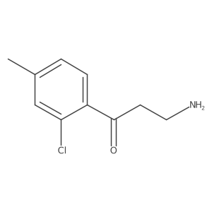 3-Amino-1-(2-chloro-4-methylphenyl)propan-1-one结构式