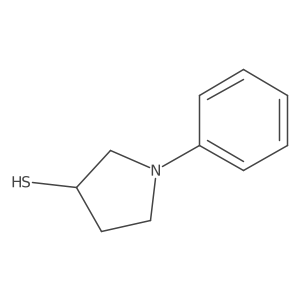 1-Phenyl-3-pyrrolidinethiol Structure