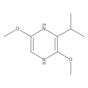 3-Isopropyl-2,5-dimethoxy-1,4-dihydropyrazine结构式
