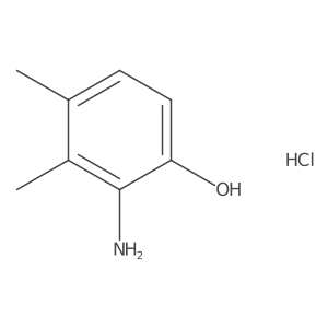 2-Amino-3,4-dimethylphenol hydrochloride Structure