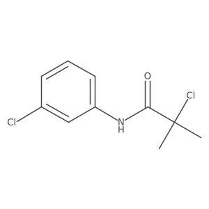 2-Chloro-N-(3-chlorophenyl)-2-methylpropanamide结构式