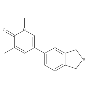 5-(2,3-Dihydro-1H-isoindol-5-yl)-1,3-dimethyl-2(1h)-pyridinone Structure