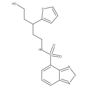 N-(5-hydroxy-3-(thiophen-2-yl)pentyl)benzo[c][1,2,5]thiadiazole-4-sulfonamide Structure