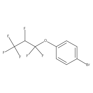 1-bromo-4-[(2S)-1,1,2,3,3,3-hexafluoropropoxy]benzene结构式