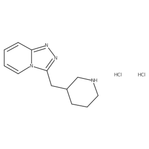 3-({[1,2,4]Triazolo[4,3-a]pyridin-3-yl}methyl)piperidine dihydrochloride Structure