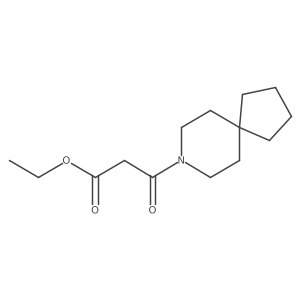Ethyl 3-{8-azaspiro[4.5]decan-8-yl}-3-oxopropanoate结构式