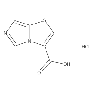 Imidazo[5,1-b]thiazole-3-carboxylic acid hydrochloride结构式
