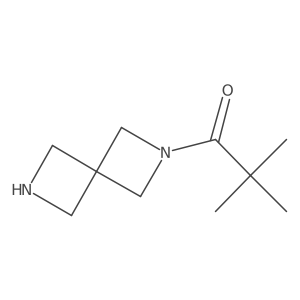 1-{2,6-Diazaspiro[3.3]heptan-2-yl}-2,2-dimethylpropan-1-one Structure