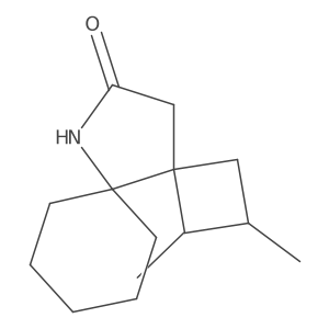 1,2-Dimethyl-11-azadispiro[3.0.5^{5}.3^{4}]tridecan-12-one结构式