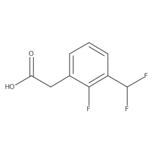 2-[3-(Difluoromethyl)-2-fluorophenyl]acetic acid结构式