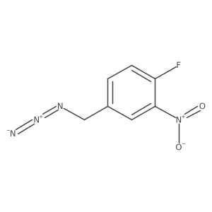 4-(Azidomethyl)-1-fluoro-2-nitrobenzene Structure