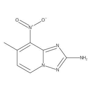 2-Amino-7-methyl-8-nitro-[1,2,4]triazolo[1,5-a]pyridine Structure