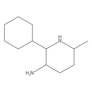 2-Cyclohexyl-6-methylpiperidin-3-amine Structure