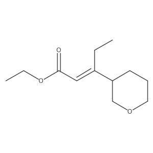 ethyl (2Z)-3-(oxan-3-yl)pent-2-enoate结构式
