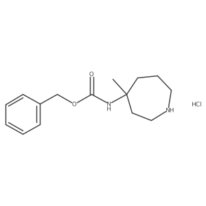 Benzyl (4-methylazepan-4-YL)carbamate hcl结构式